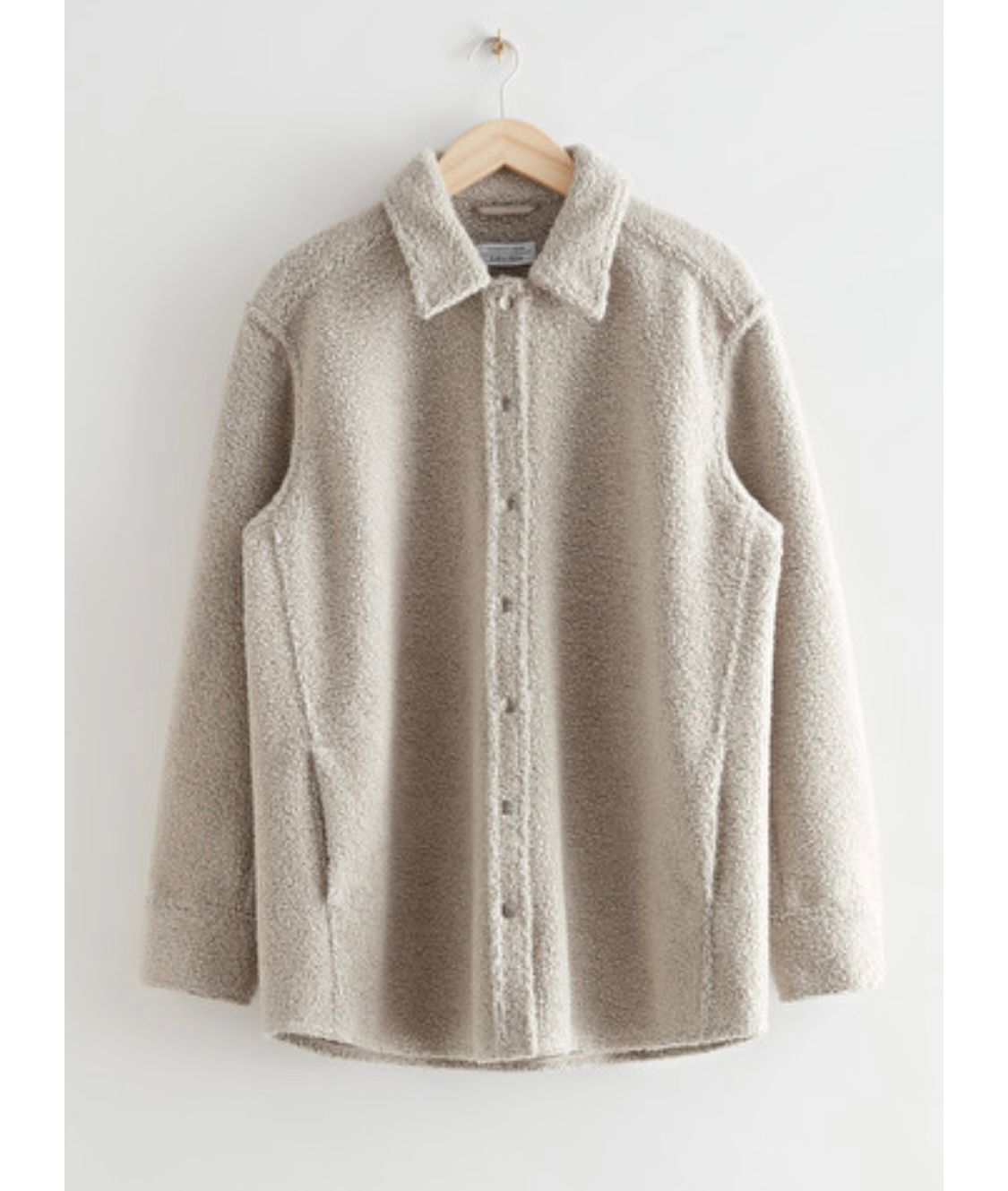 Other Stories Giacche: Female oversized wool blend boucle overshirt 36 – Nuovo (secondo la descrizione) da Villard-sur-Chamby venduto da kamila_1024 1