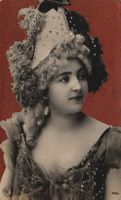 Alte Ansichtskarte, Frau Portrait Fasnacht? 1906, Rarität!