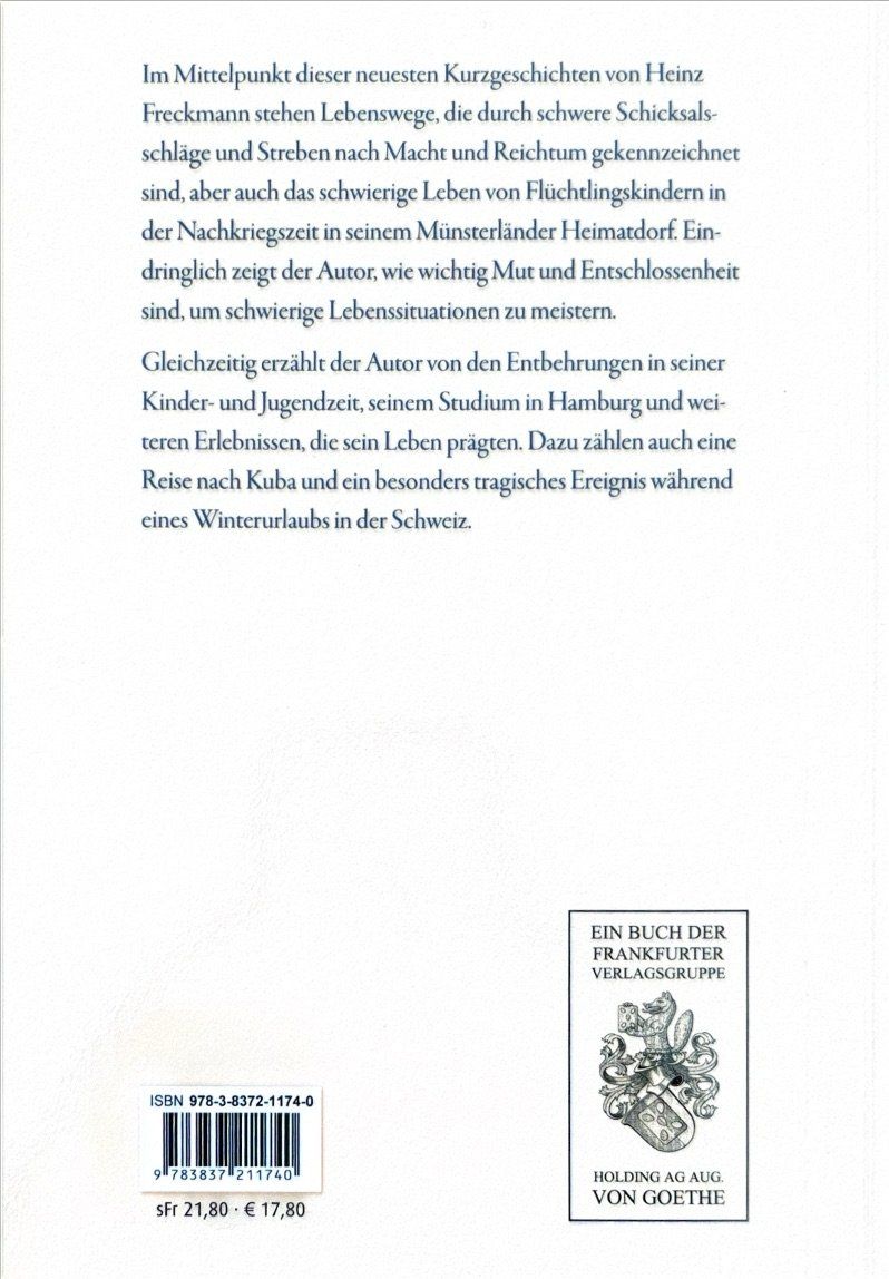 Libri: Freckmann Heinz, Die letzte Zigarette – Nuovo (secondo la descrizione) da Sarnen venduto da Livres 1