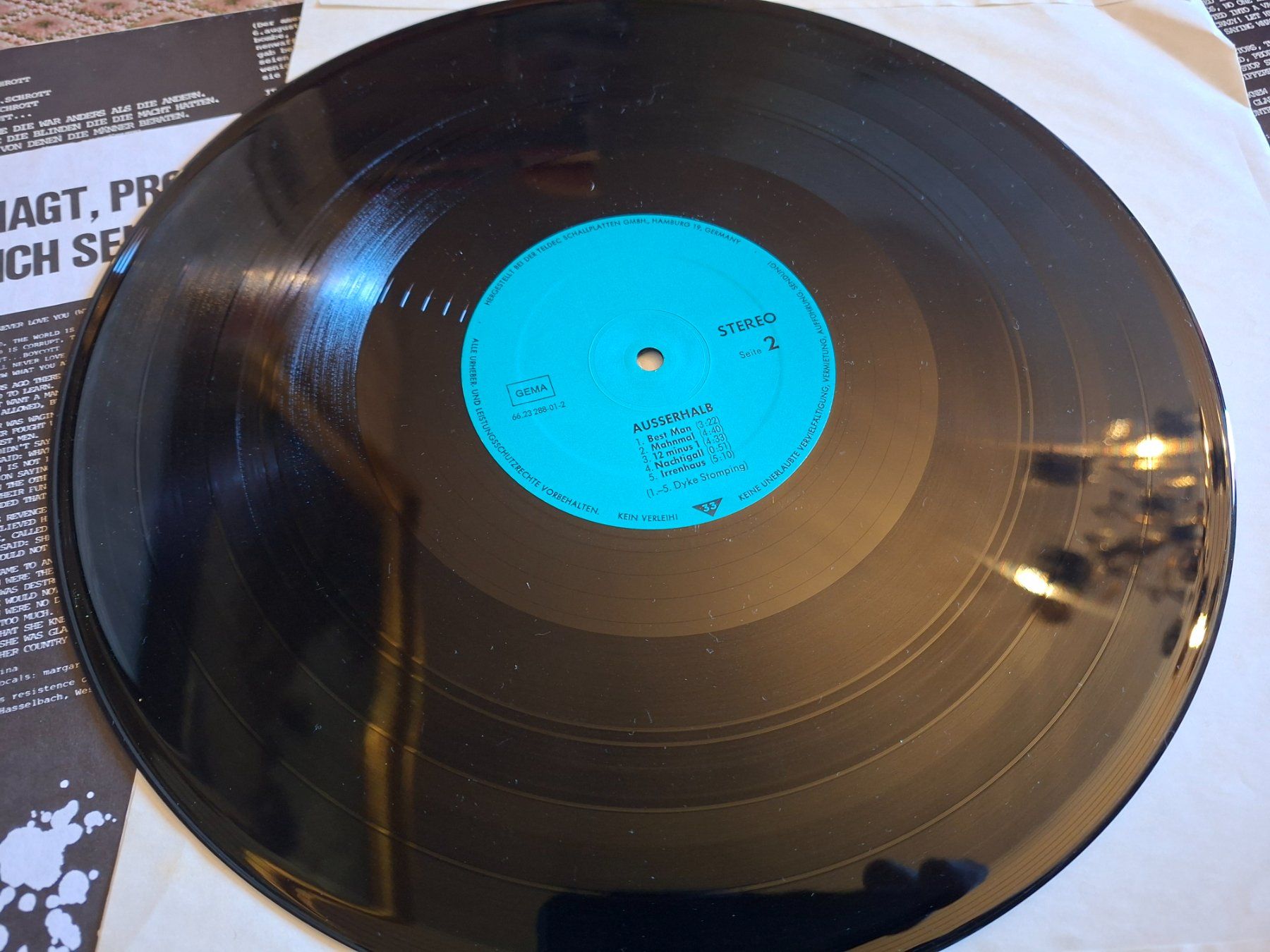 Dischi in vinile: Rare Experimental Rock LP - Ausserhalb - Rock Experimentell – Usato da Bernex venduto da Wannabehasbeen01 6