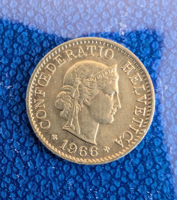 Alle Münzen: 5 Rappen 1966 – Gebraucht aus Arch von coinsandmore