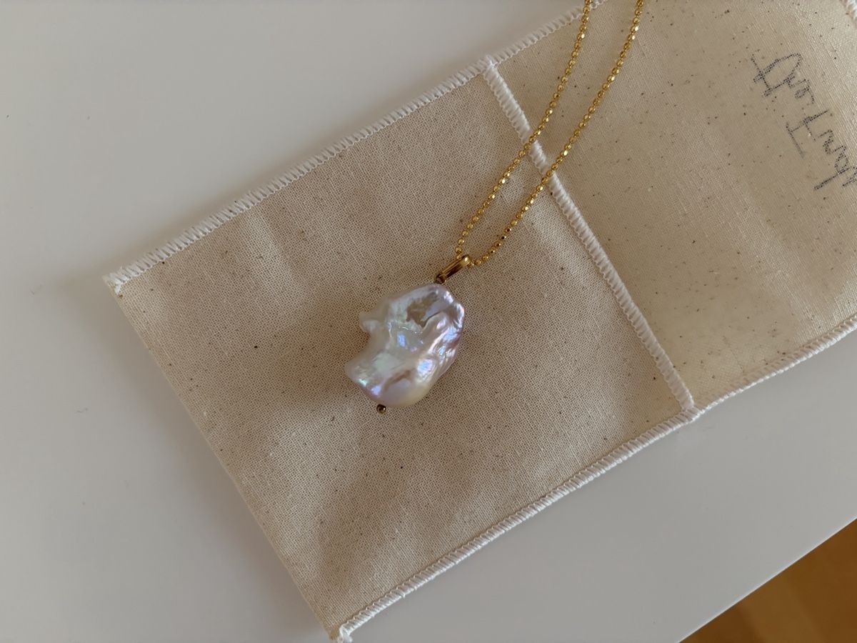 Catenine: Baroque Pearl Necklace – Nuovo e nell'imballaggio originale da Winterthur venduto da tha_fvg2