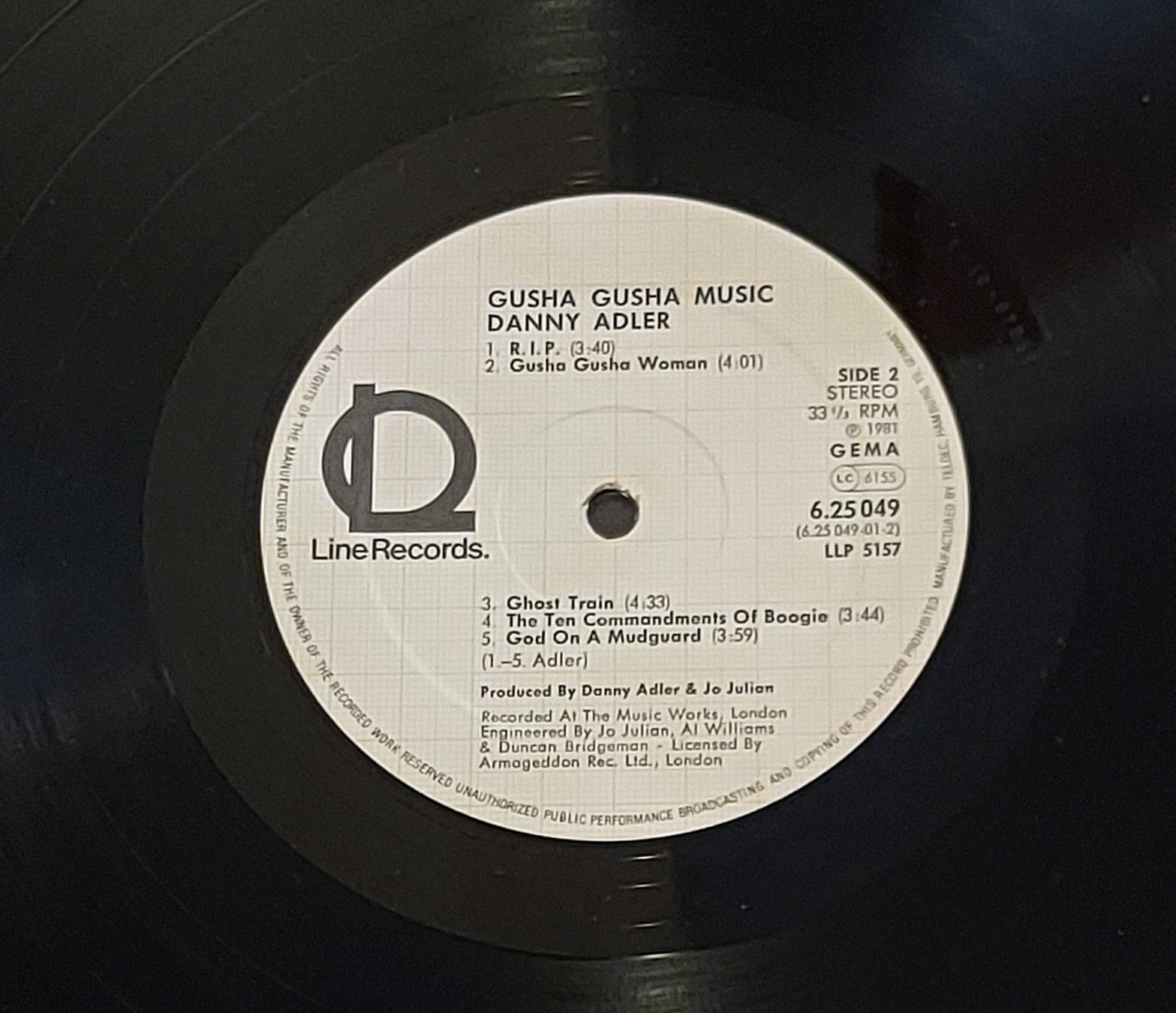 Dischi in vinile: LP - DANNY ADLER - GUSHA GUSHA MUSIC – Usato da Steckborn venduto da Quo7 2