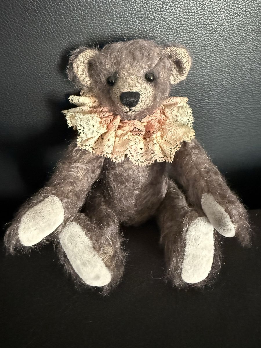 Statuette: Handgemachter Gröibi Teddybär – Nuovo e nell'imballaggio originale da Landquart venduto da vision22850