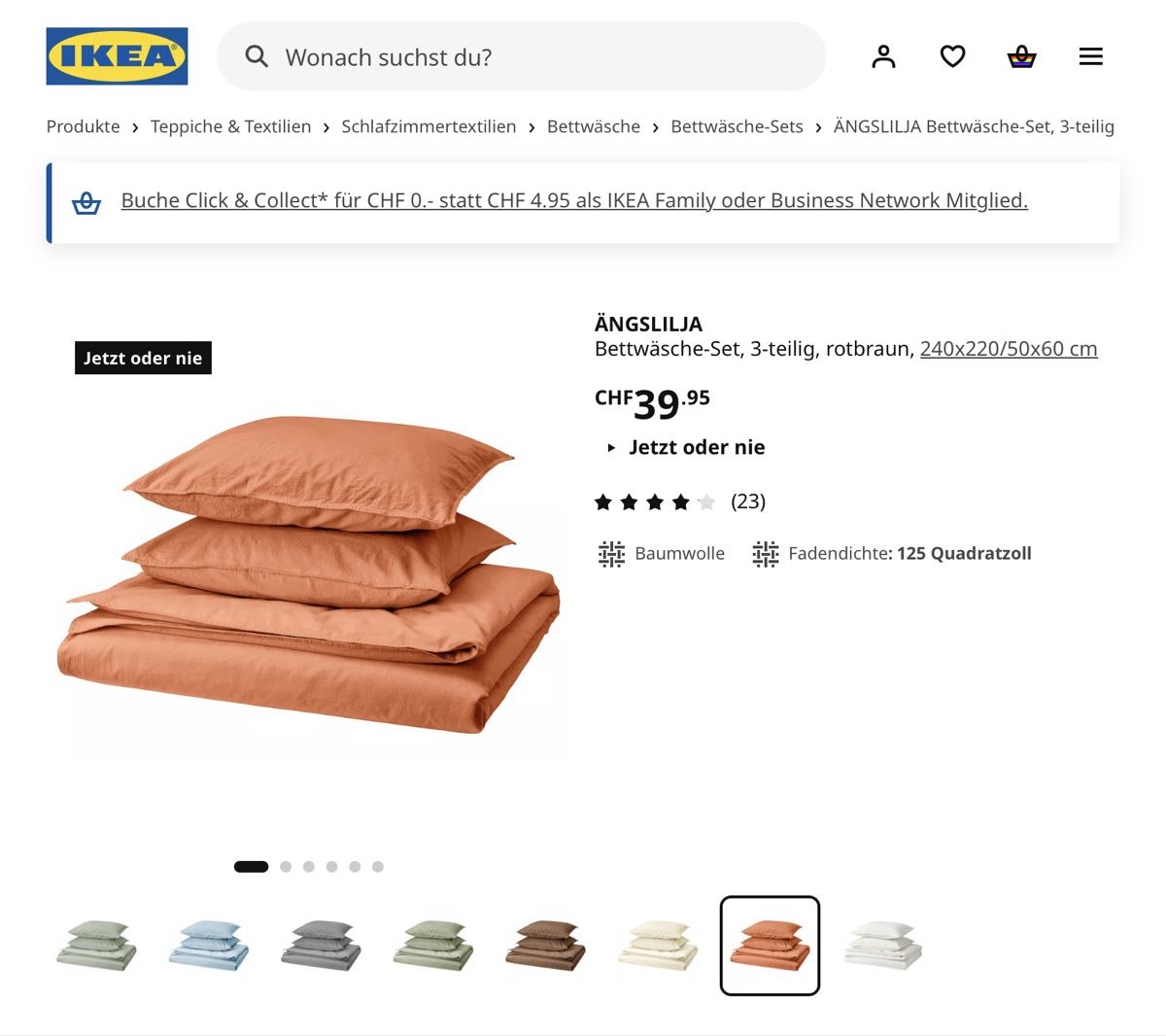 Ikea Linge de lit: Bettwäsche Set – Neuf (Voir description) à Chur par jk.84 2