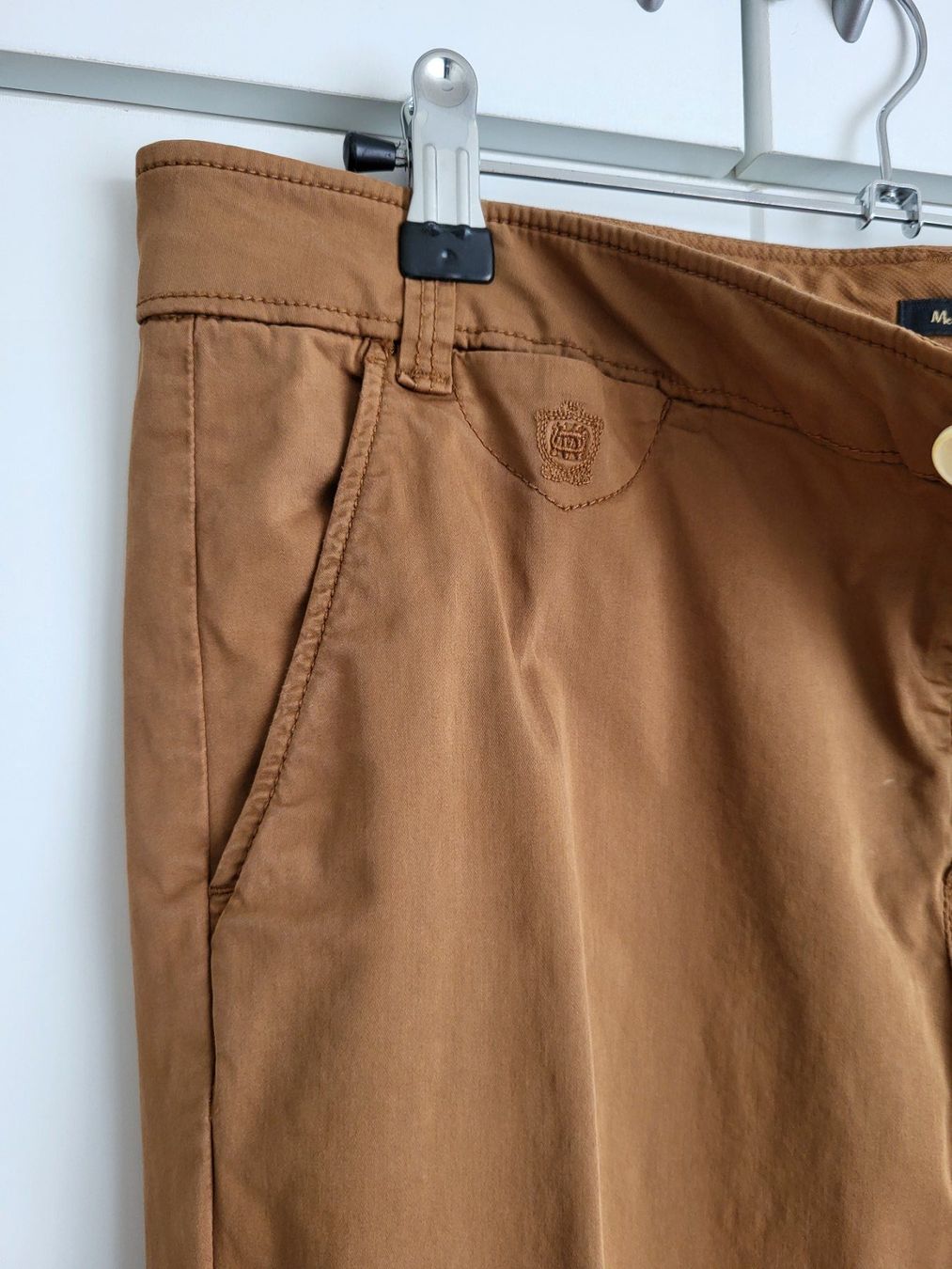 Massimo Dutti Hosen: Massimo Dutti Damenhose Gr.38 - hellbraun, Baumwolle – Gebraucht aus Baar von clar6 3