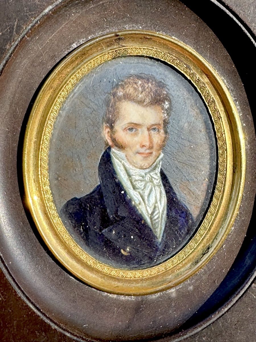 Gemälde: Miniature portrait 19eme – Gebraucht aus Courtaman von sultan16