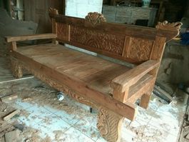 Bank Teak Holzbank Sitzbank Gartenbank Teakholz Gartenmöbel