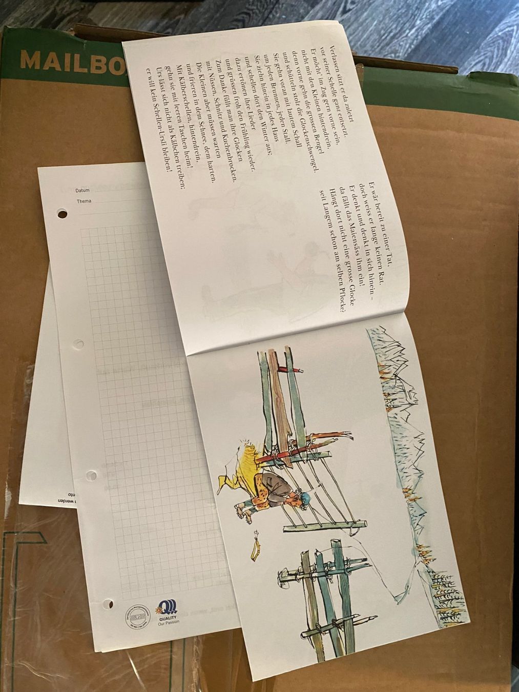 Libri: *Schellen - Ursli*ein Engadiner Bilderbuch – Usato da Allenwinden venduto da Obalu 1