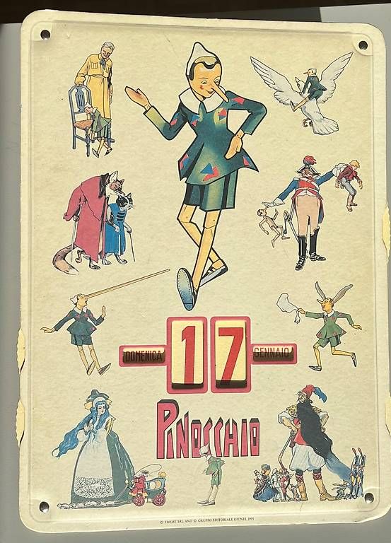 Libri: Immerwährender Kalender PINOCCHIO – Usato da Basel venduto da pat_yp5k