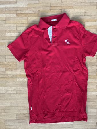 Polo Abercrombie & Fitch hellrot Grösse M guter Zustand