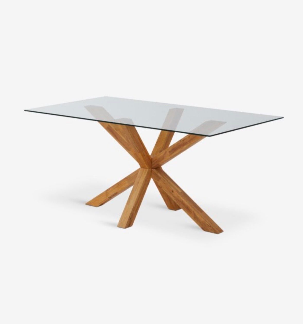 Jysk Tables: Glastisch Eiche 160x90 – D'occasion à Oberrieden par mari_na.suisse