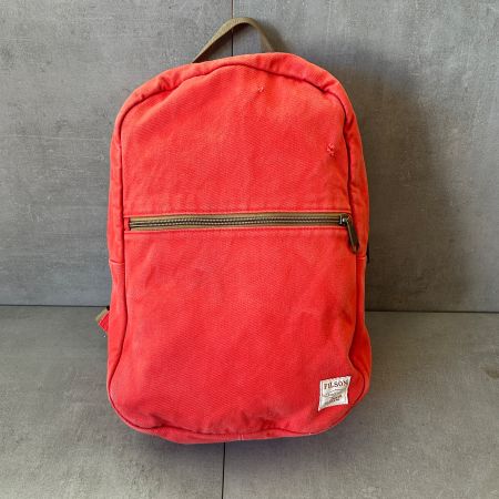 2000s Filson Burnt Orange Canvas Backpack