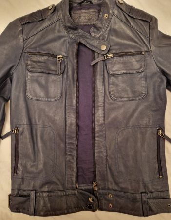 Lederjacke aus 100% Lammnappa