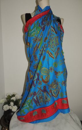 EXKLUSIVER PAREO "MADELEINE" VISCOSE NP 79 CHF NEU