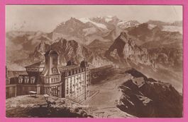 Rigi Kulm gel 1918 mit Mythen und Glärnisch