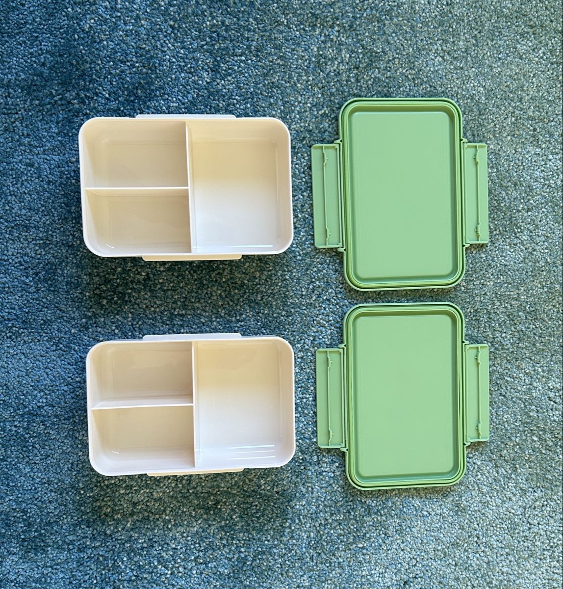 Coop Contenitori & Simili: Lot de 2 boîtes à lunch à compartiments – Nuovo (secondo la descrizione) da St-Sulpice VD venduto da med_9mc9 2