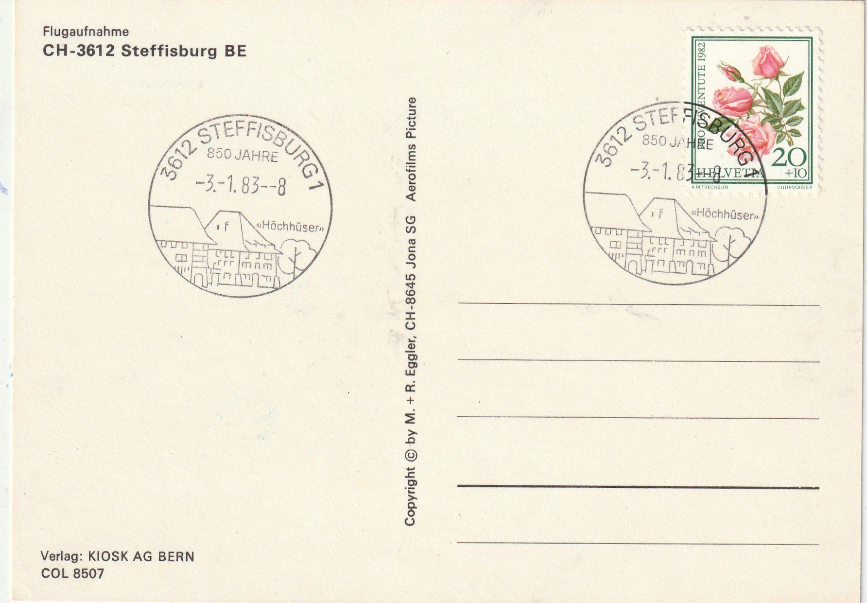 Cartoline postali: Steffisburg  Flugaufnahme – Usato da Lumbrein venduto da made02 1