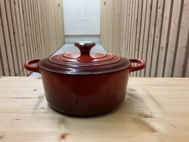Le Creuset Bräter Gusseisen rot 4.2 Liter Ø 24 cm