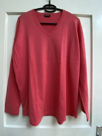 Gerry Weber Pullover Gr.L himbeer-rot Baumwolle 