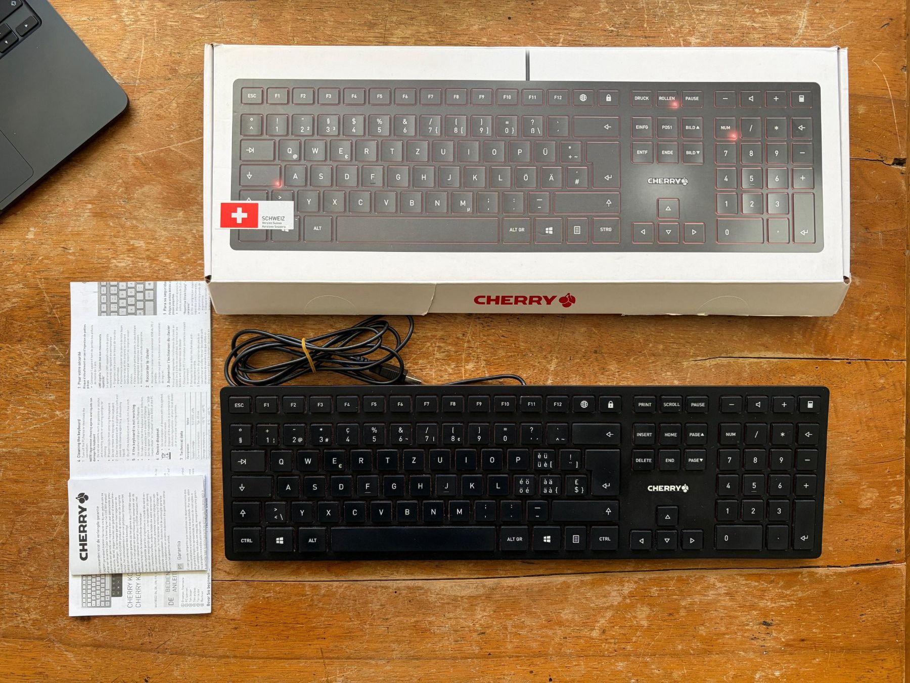 Tastaturen: Keyboard / Tastatur - CHERRY KC 6000 Slim - Schweiz – Neu (gemäss Beschreibung) aus zürich von Fefefefefefe