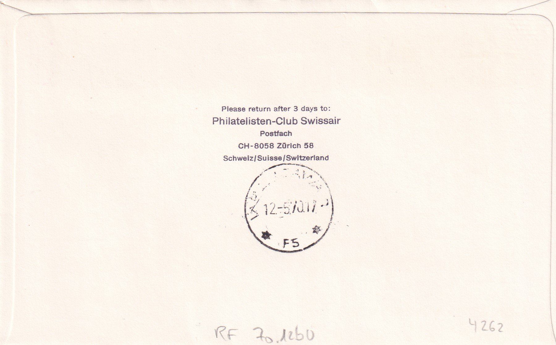Tutti i francobolli: Premier vol Genève - Varsovie, retardé, 12.5.1970 – Usato da Birsfelden venduto da chr_yq2g 1