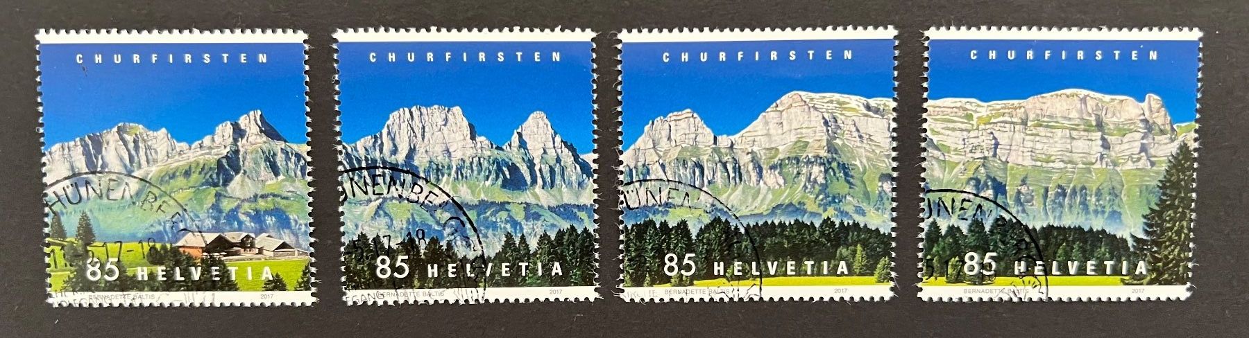 Tutti i francobolli: CH-Marken Eckstempel gestempelt 2017 – Usato da Hünenberg See venduto da wer_5286