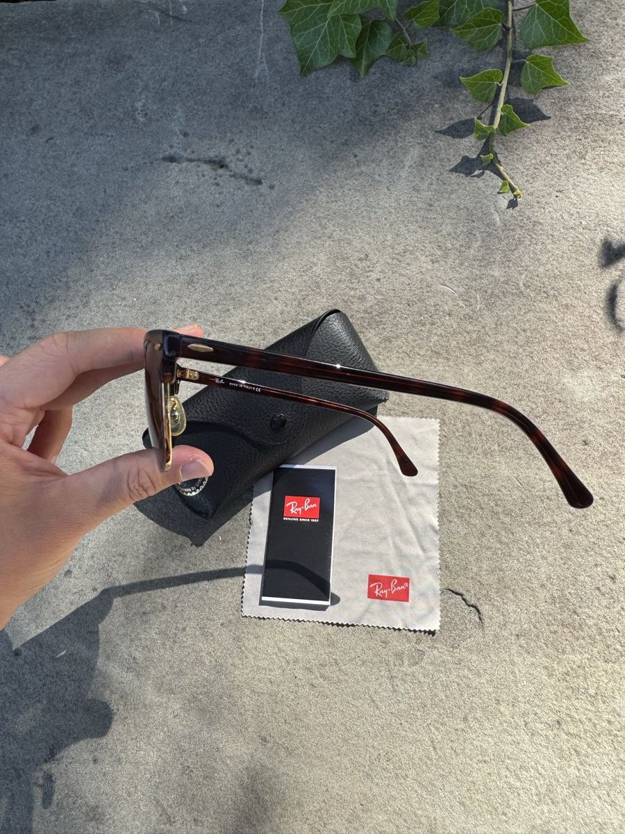 Ray-Ban Occhiali & Lenti: Original Ray-Ban RB3016 Clubmaster Black – Nuovo (secondo la descrizione) da Effretikon venduto da rus_2l2p 7