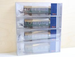 Roco 4 x Personenwagen Set - 6200038/39 H0 Top Modelle