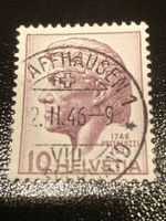 H. Pestalozzi ZNr. 275 - 1946 Vollstempel Schaffhausen