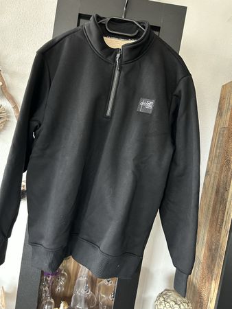 Warmer Winter Pullover, neuwertig, Grösse L, Schwarz