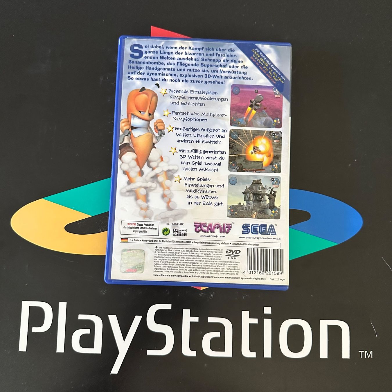 Sony Jeux: Worms 3D für Sony PlayStation PS2 – D'occasion à Kestenholz par Mad18 1