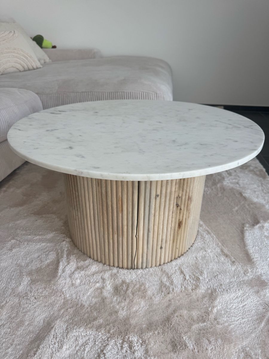 Tavoli: Couchtisch/ Beistelltisch mit Marmorplatte – Usato da Bauma venduto da and_ych8