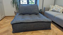 Chauffeuse modulable gris charbon