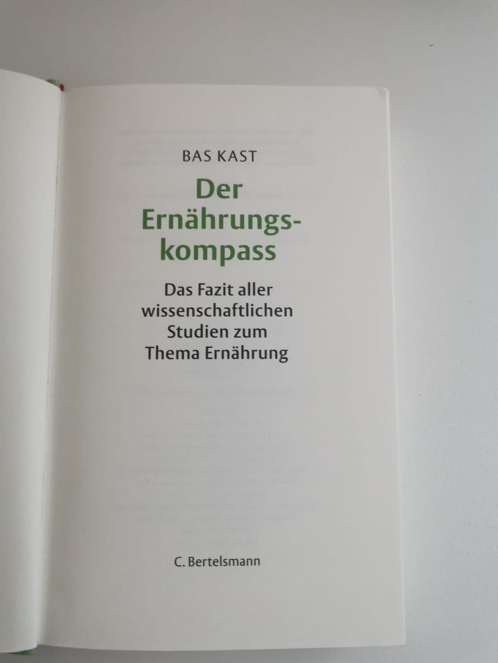 Bücher: Buch: Der Ernährungskompass - C.Bertelsmann – Gebraucht aus Seeberg von Lina.Ramseier