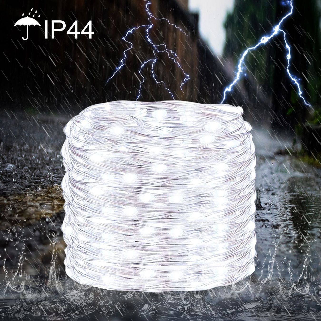 Ghirlande e barre luminose: 30m LED Solar Lichterkette Outdoor – Nuovo e nell'imballaggio originale da Eglisau venduto da SubSonicx 1