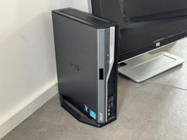 PC mit Bildschirm und Kabel - Acer Veriton L6610G - ohne HD