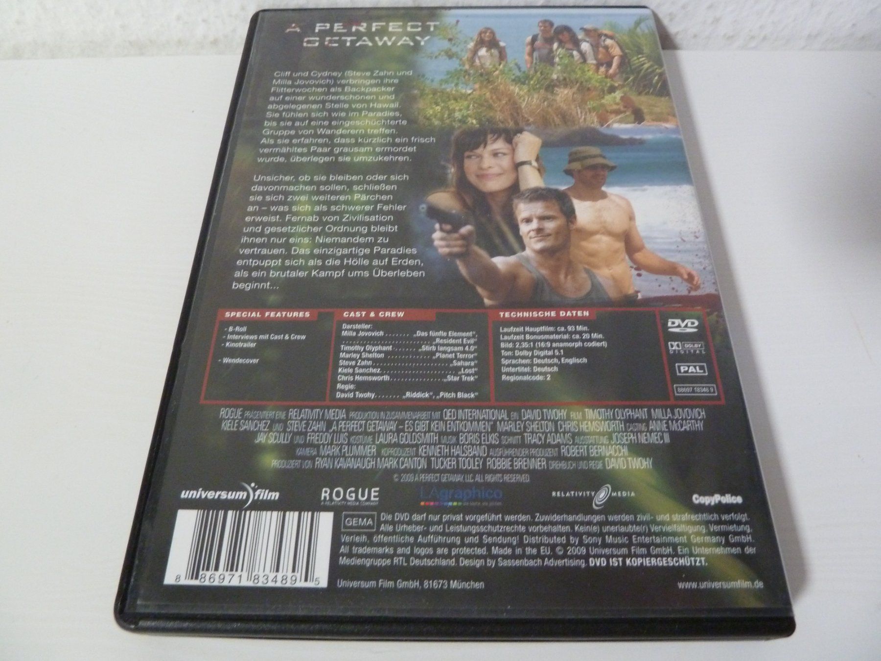 Alle DVDs: A Perfect Getaway  [DVD] – Gebraucht aus Abtwil SG von Pfusius 1