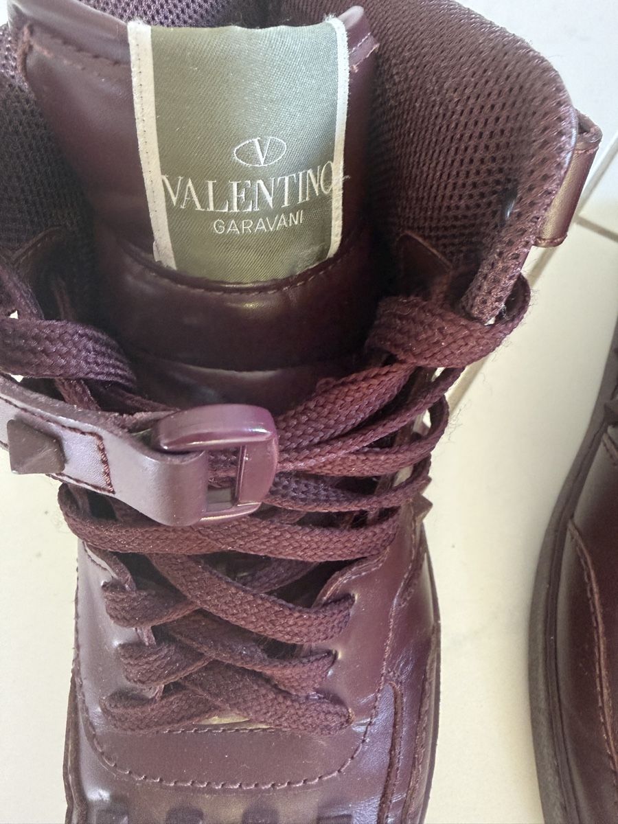 Valentino Damenschuhe: Valentino Rockstud Sneakerd Gr. 38 bordeauxrot 2022 – Gebraucht aus Küsnacht ZH von divarocci 6