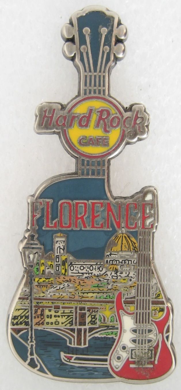 Hard Rock Cafe Placchette & Badge: Hard Rock Cafe Florence ____________ Hobby Data Base # 94237 – Usato da Emmenbrücke venduto da tms1122