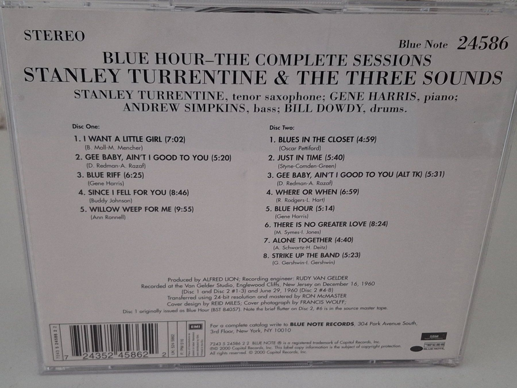 CDs: 2CD Stanley Turrentine  - Complete Blue Hour Sessions Jazz – D'occasion à Aarberg par Jackup1 1