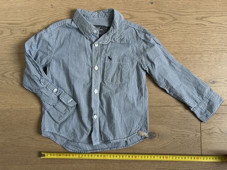 Hemd Gr. 104 Blau-Weiss Gestreift Top Zustand!