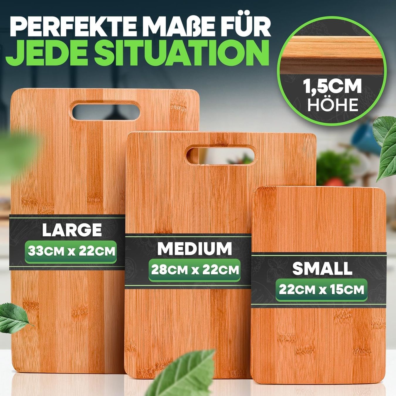 Küchengeräte: Schneidebrett 3er Set – Neu und originalverpackt aus Nuglar von SaleRitter 1