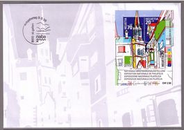 1999_NABA-BLOCK l_Offizieller FDC 9.9.99_Schnapsdatum !
