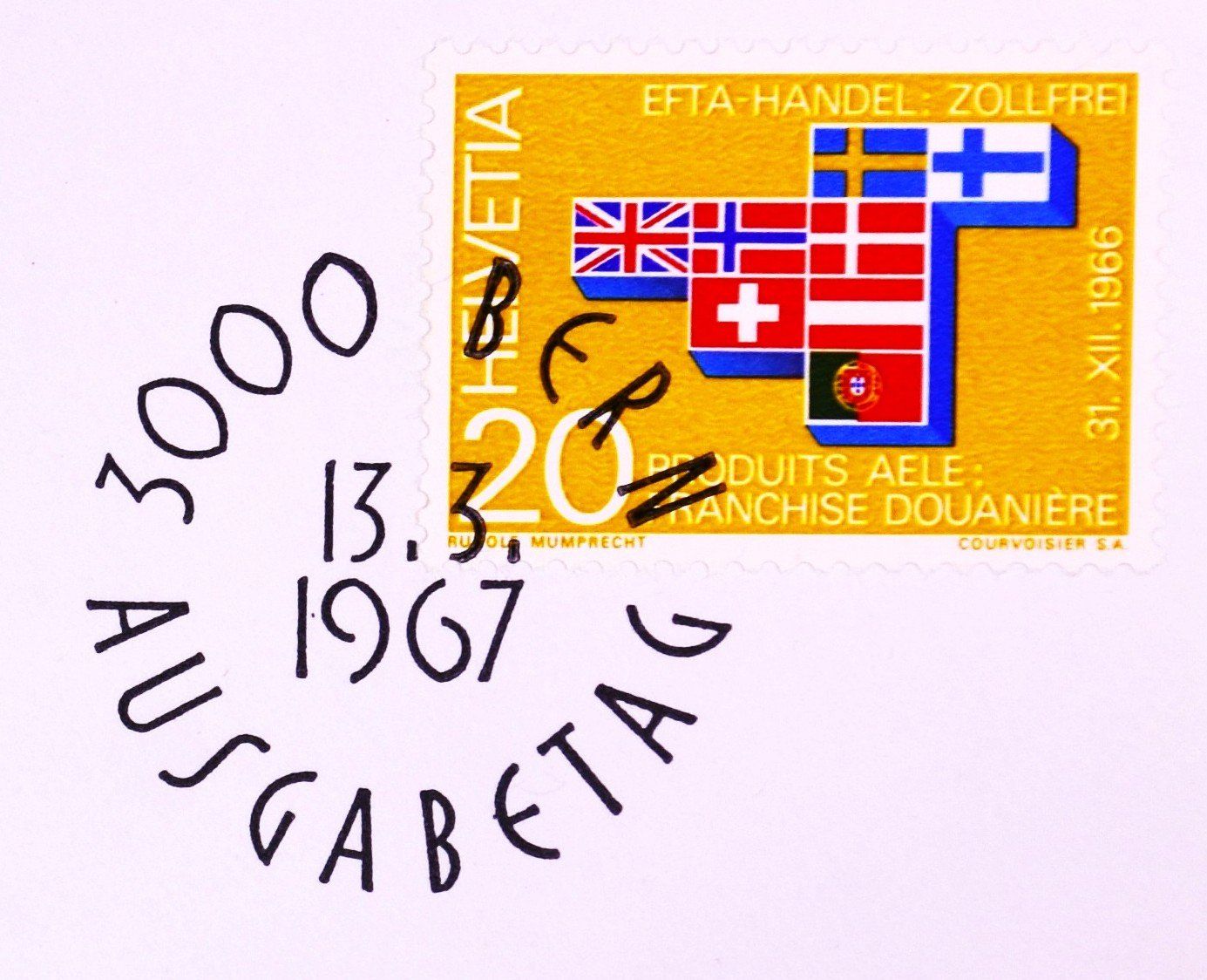 Tutti i francobolli: 1967 / ERSTTAGSUMSCHLAG / EFTA HANDEL ZOLLFREI – Nuovo (secondo la descrizione) da Luzern venduto da piro12 2