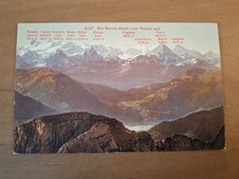 Die Berner-Alpen vom Pilatus aus 