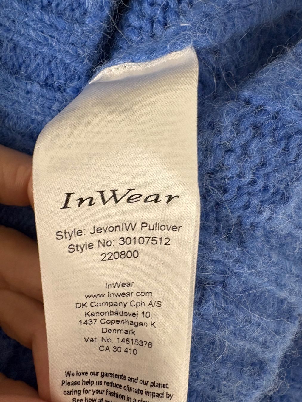 Maglioni & Felpe: InWear oversize Strickpullover blau S mit Mohair Wolle – Nuovo (secondo la descrizione) da Regensdorf venduto da secondchancefashion 6