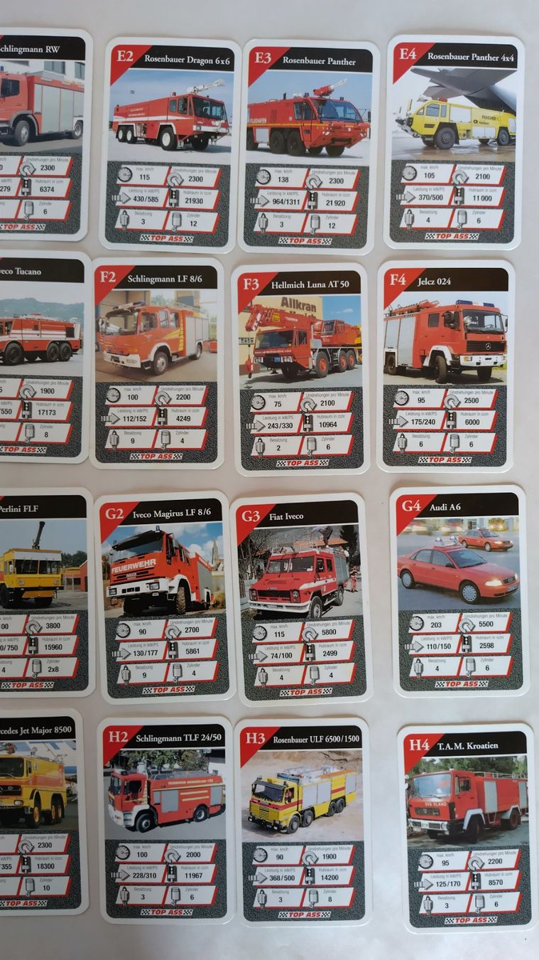 Giochi: Auto Quartett - Feuerwehr / ASS / 32 Karten ab Fr. 4.- – Usato da Bellach venduto da JingleJerry 4