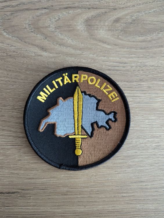 Badge Abzeichen Militärpolizei / Police Militaire Mit Klett (Neu