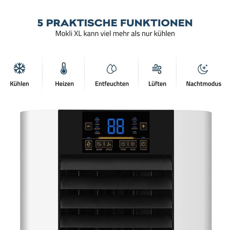 Klimageräte: 15508 - Mobile Klimaanlage MULKO XL Klimagerät 5-in-1 – Neu und originalverpackt aus Wallenwil von toesstal-vertrieb 3